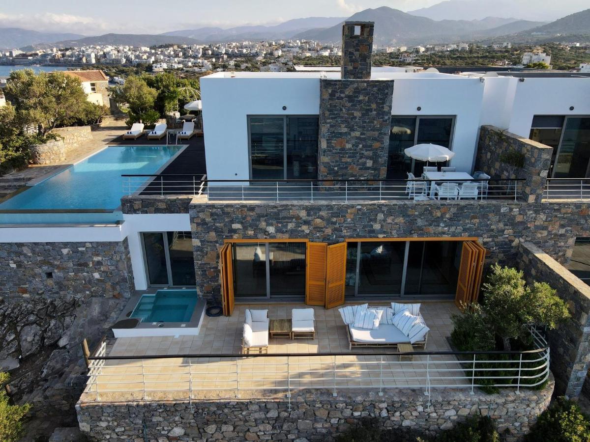 Villa Aiolos: Above The Sea, Within Agios Nikolaos 외부 사진